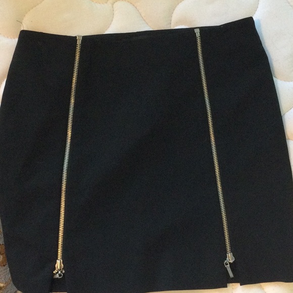 bebe Dresses & Skirts - Bebe Black mini skirt with zippers